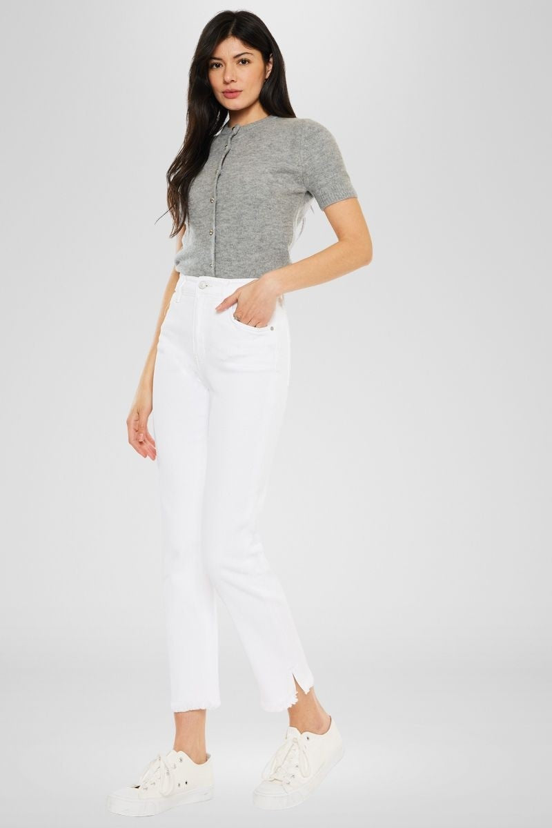 High Rise Straight Jeans