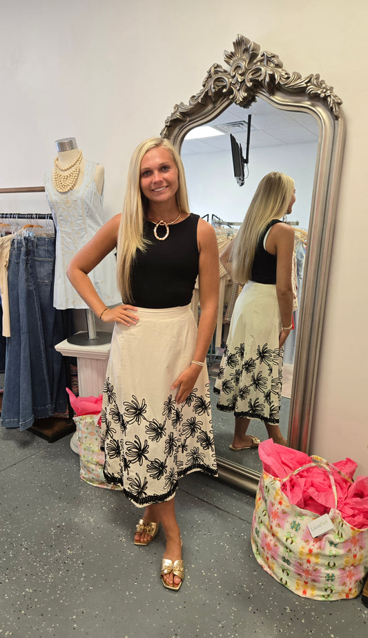 Cloud Nine Midi-Skirt