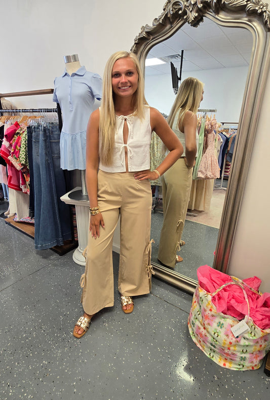 Harlie Side Tie Pants