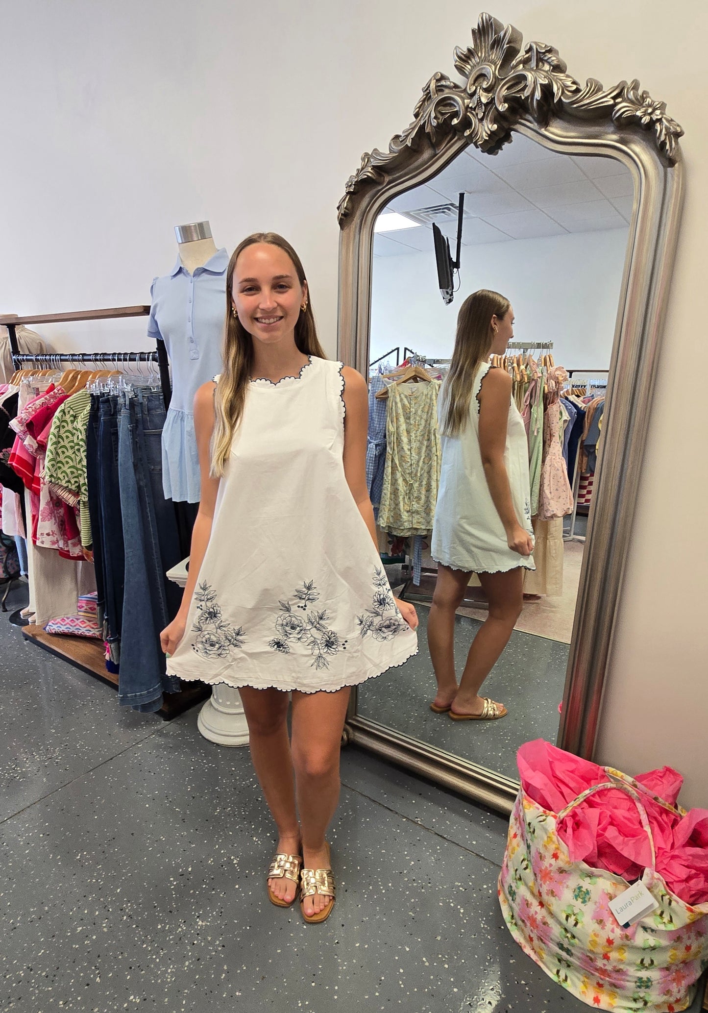 The Macy Embroidered-Mini