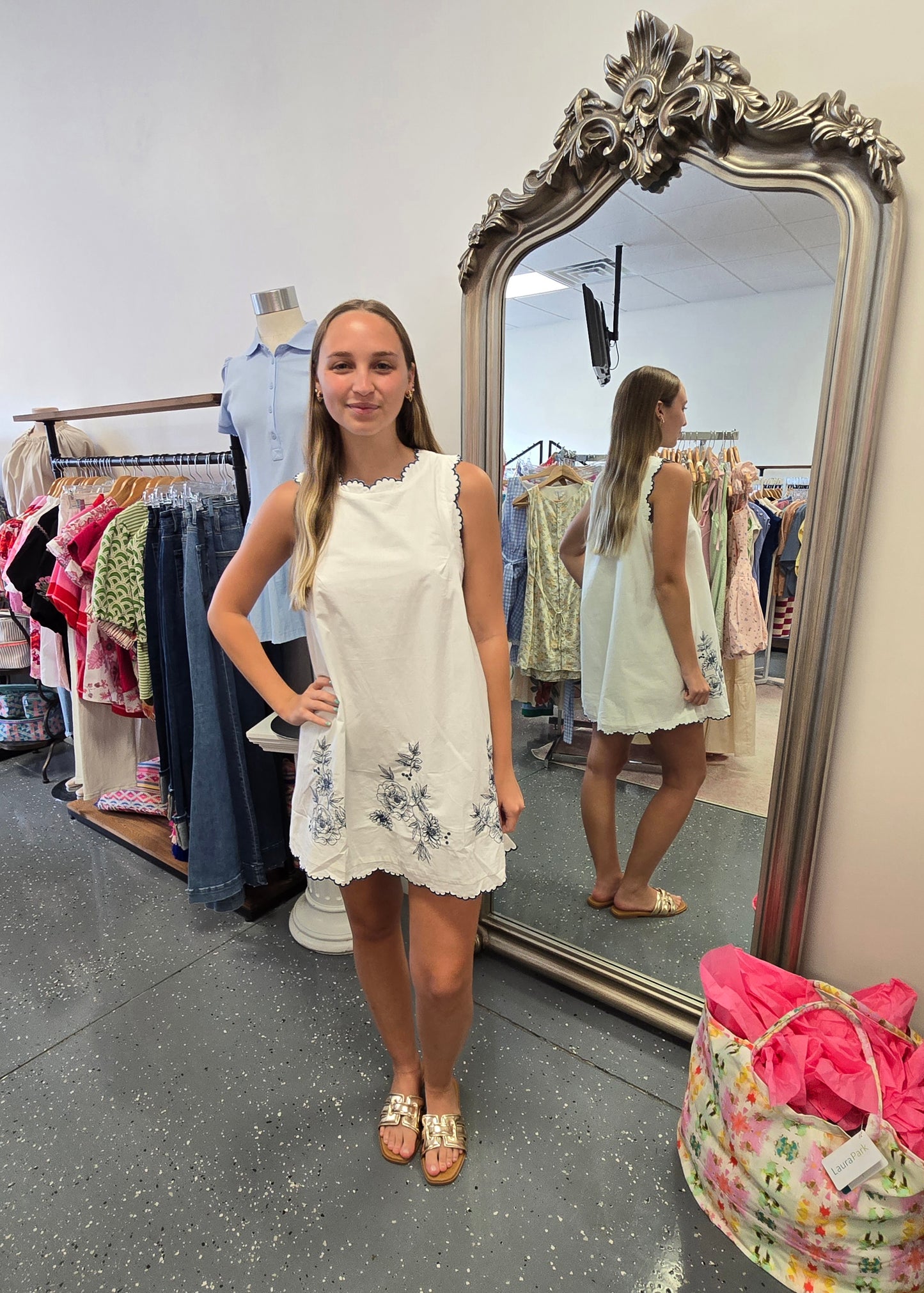 The Macy Embroidered-Mini