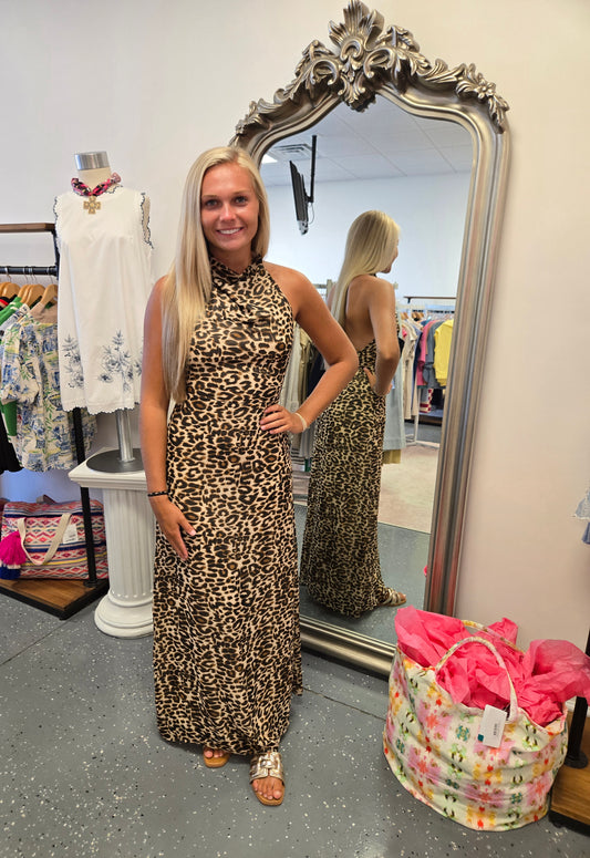 Cheetah Print Maxi
