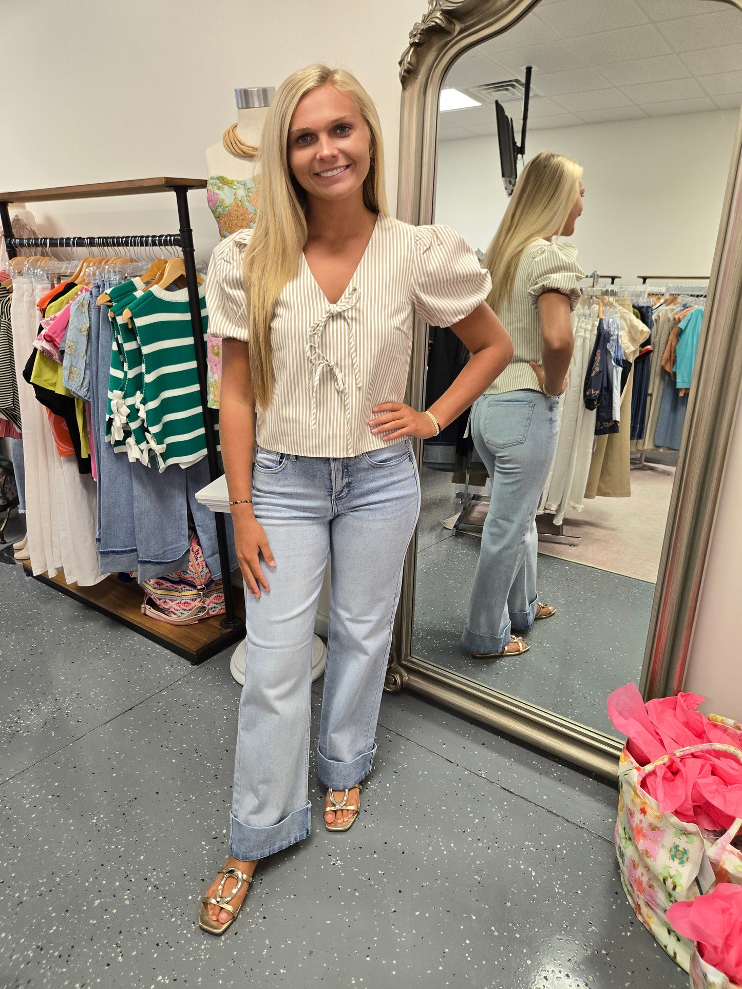 Kayla Front Tie Top
