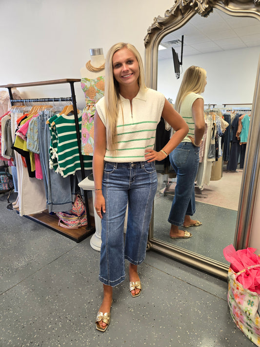 Drop Shoulder Sweater Top