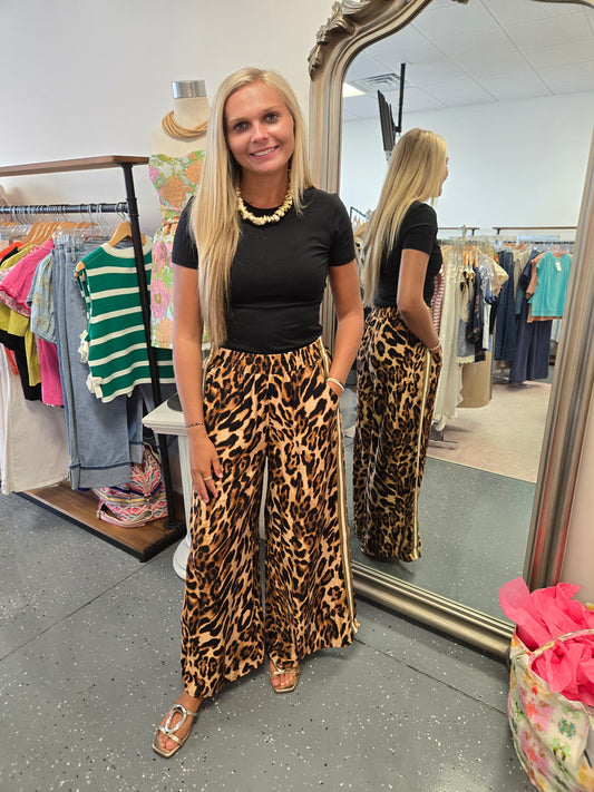 Coming Around Leopard Pants