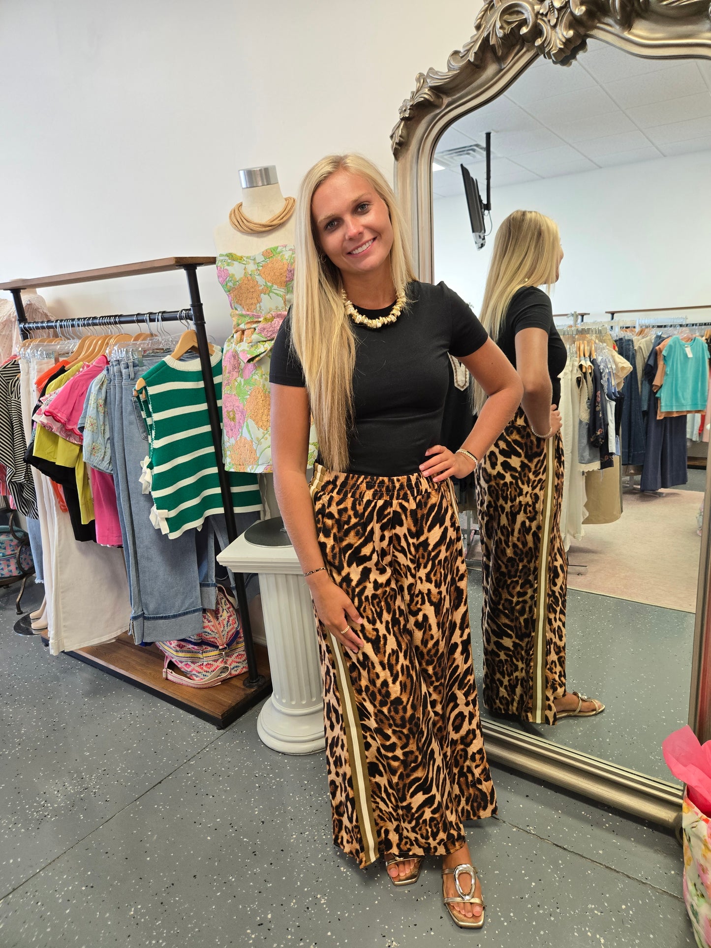 Coming Around Leopard Pants