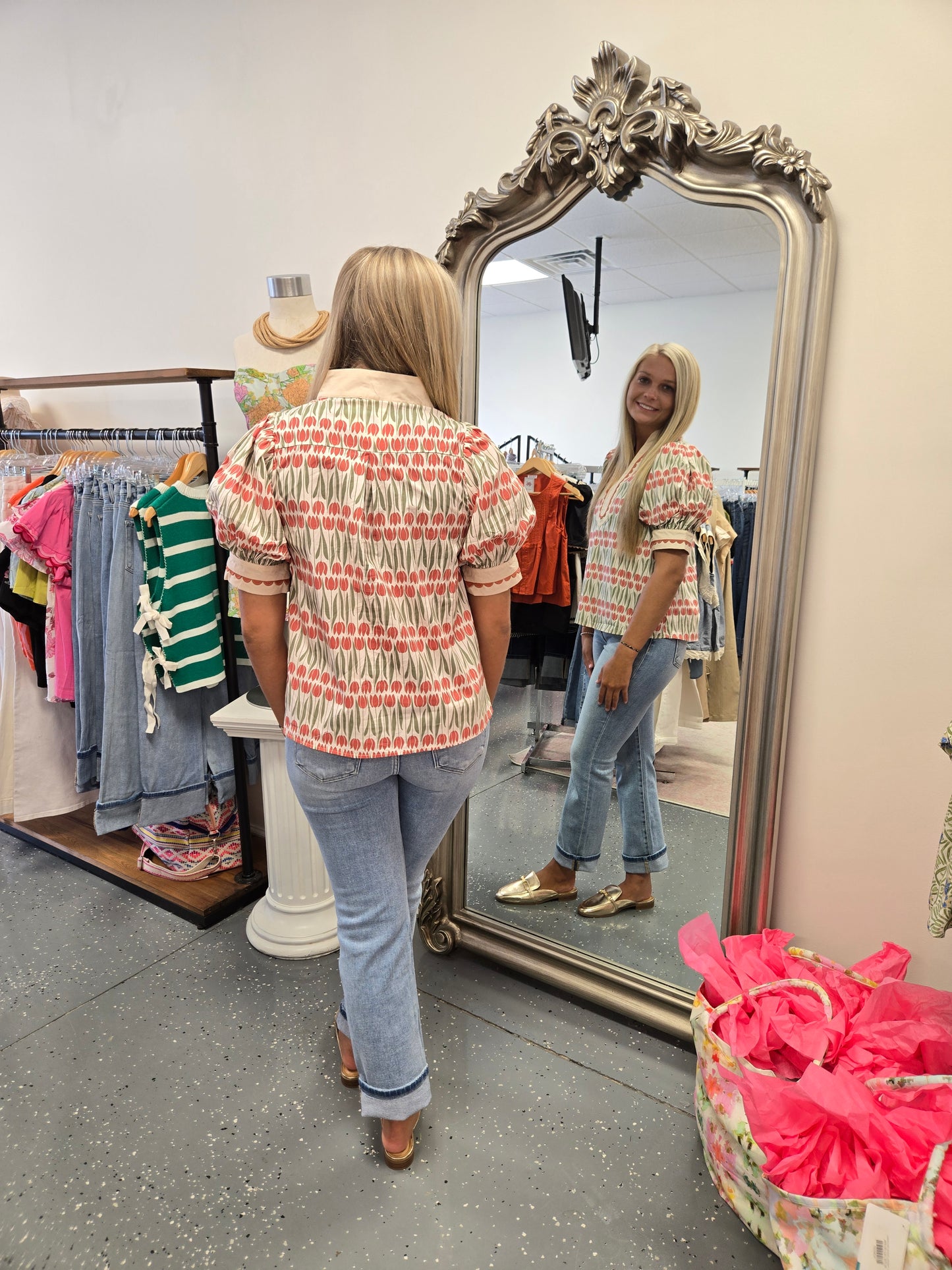 Floral Pattern Blouse
