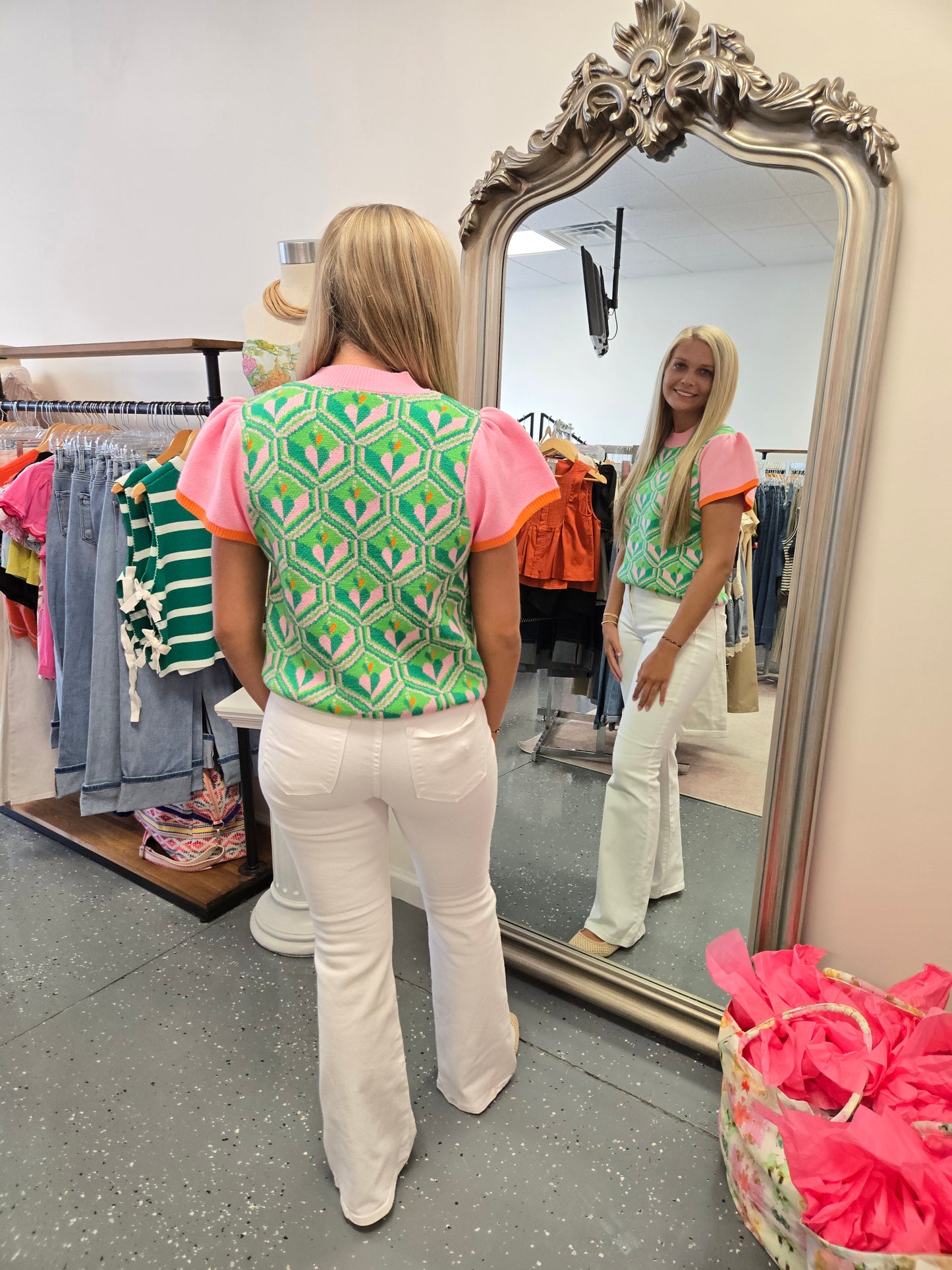 Stand Back Sweater Top