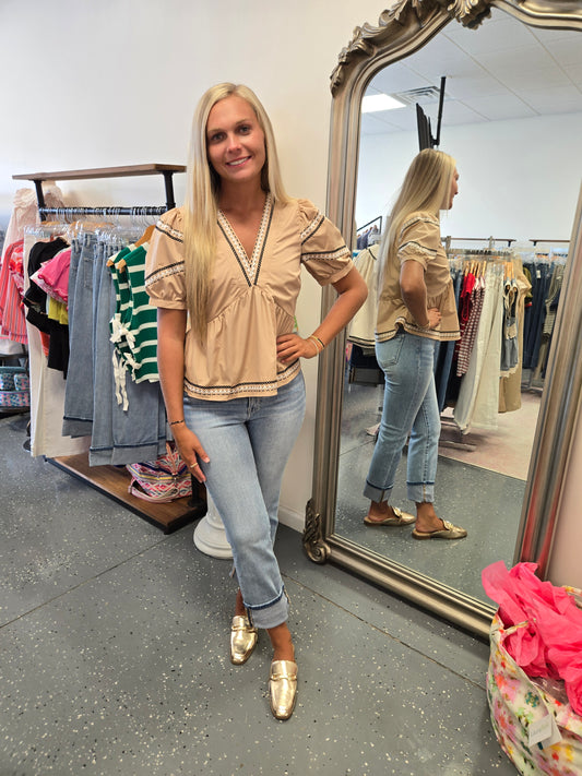 Tara Embroidered Blouse