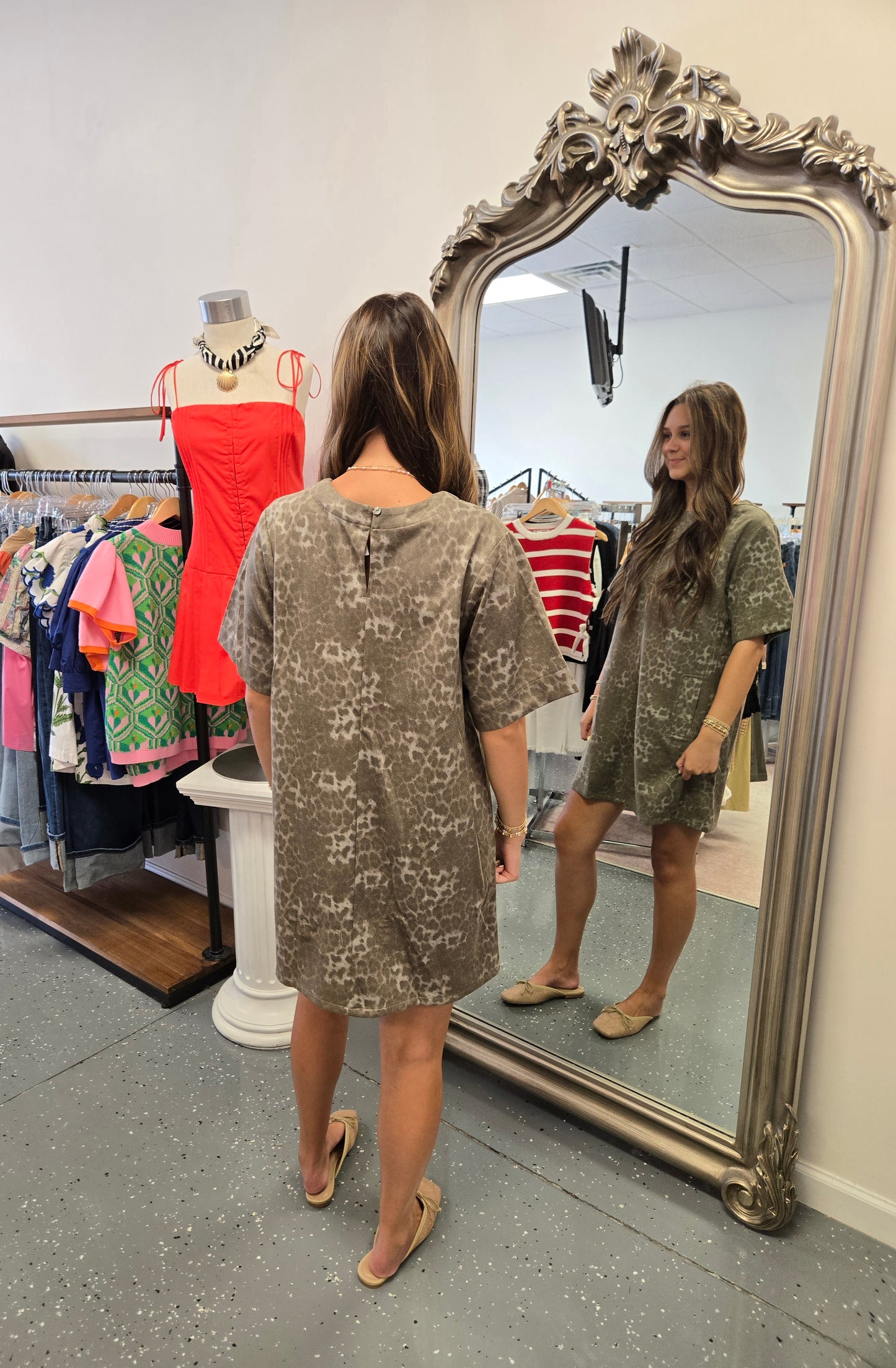 Animal Print MIni Dress