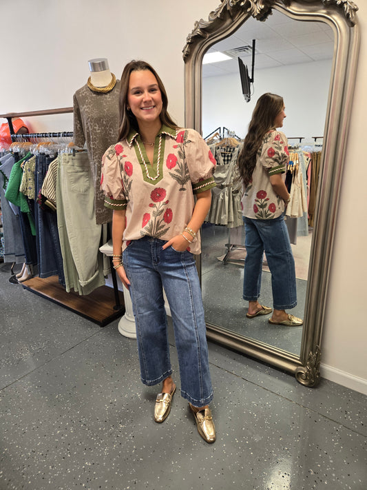 Petals For Fall Blouse