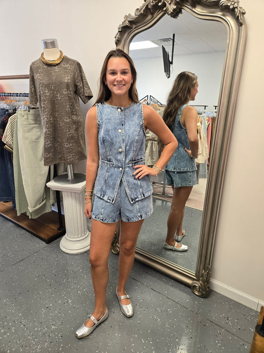 Cassidy Denim Set