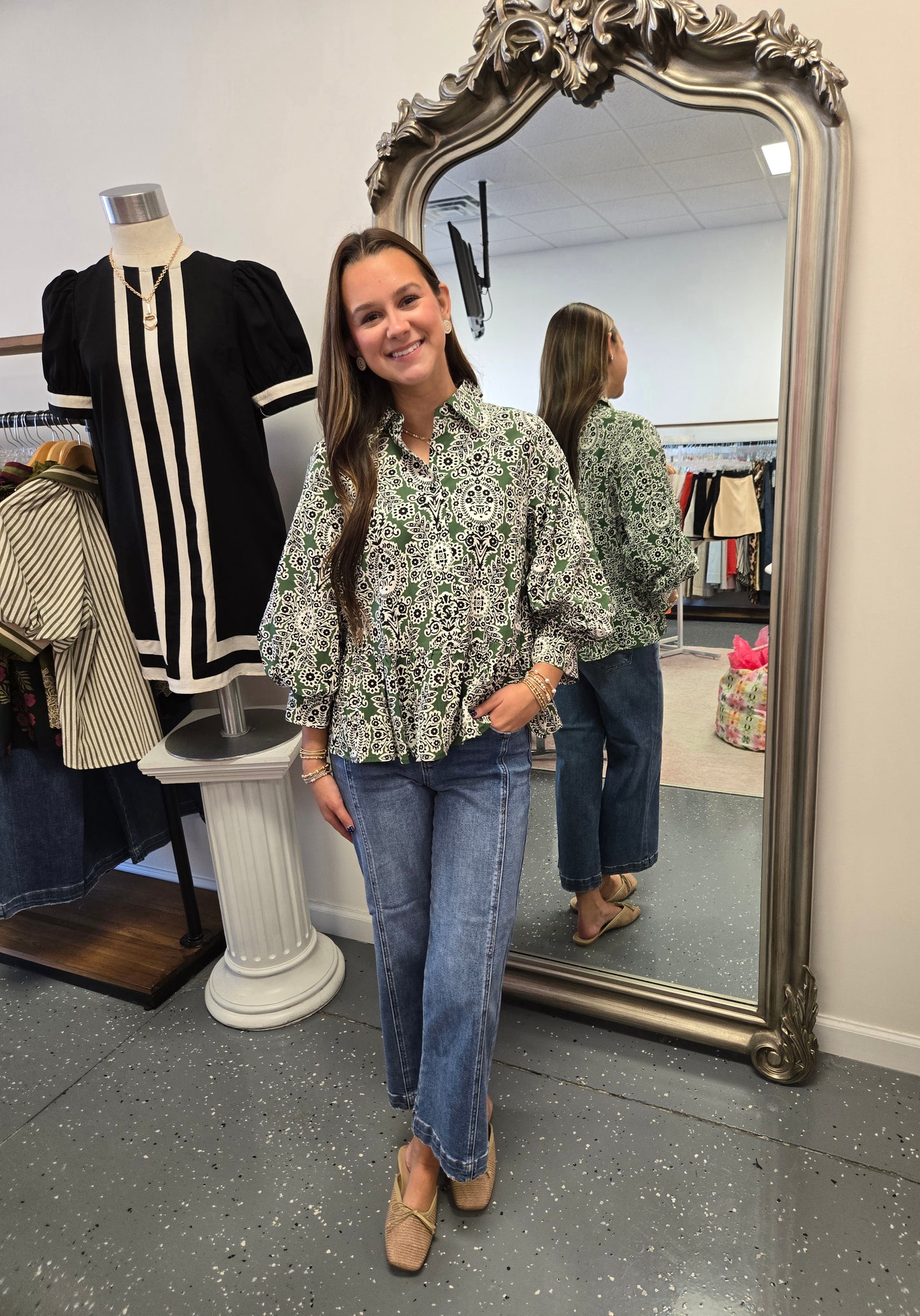 Boho Button Down