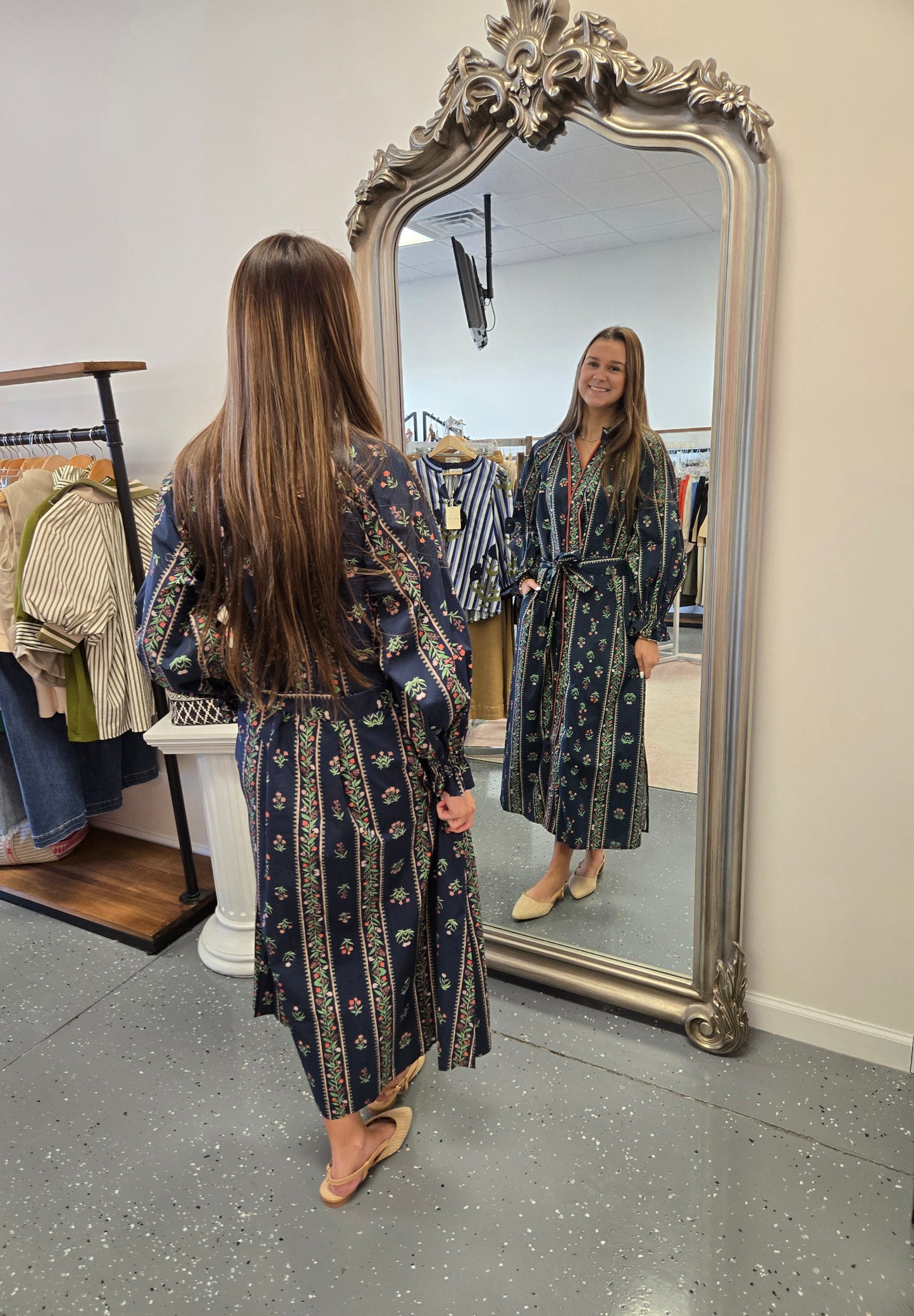 Lovely Lena Midi Dress