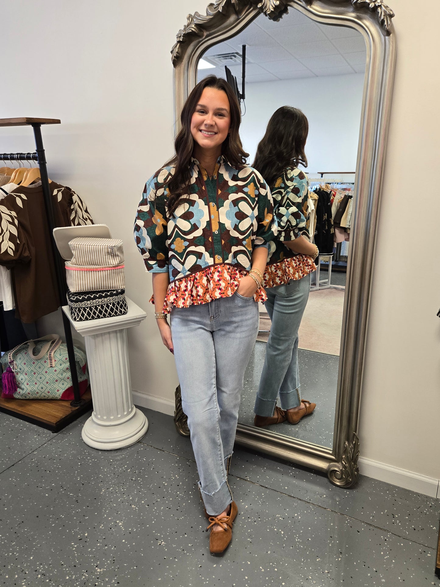 The Tiff Boho Button Up