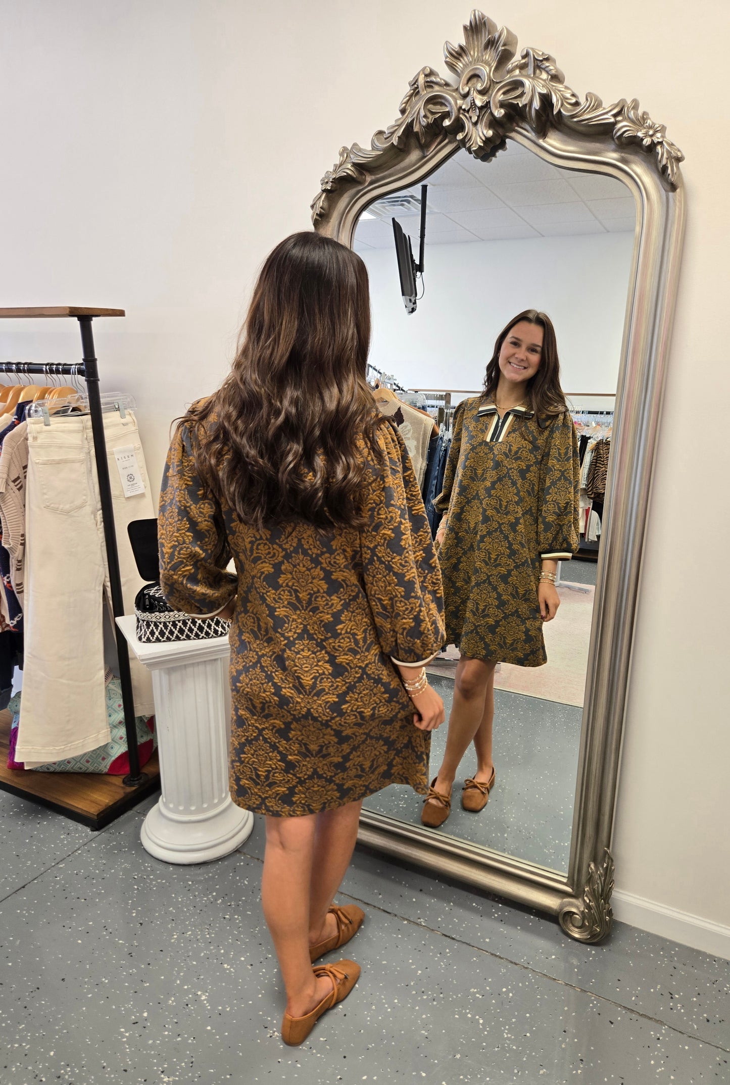 Stella Textured Mini Dress