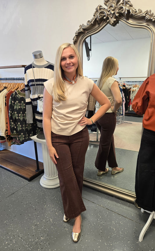 Elegant Draped Blouse