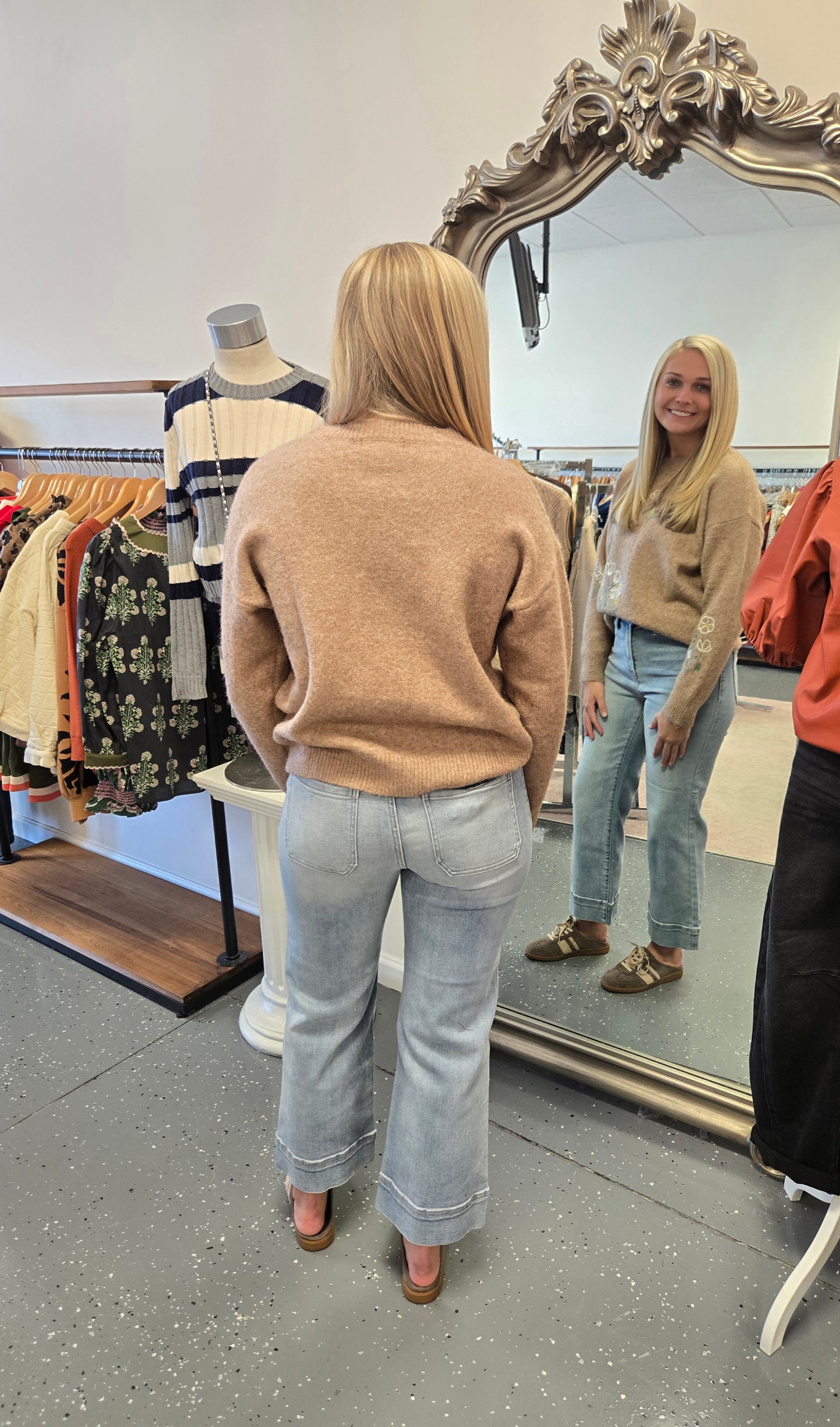 Flower Shop Sweater Top