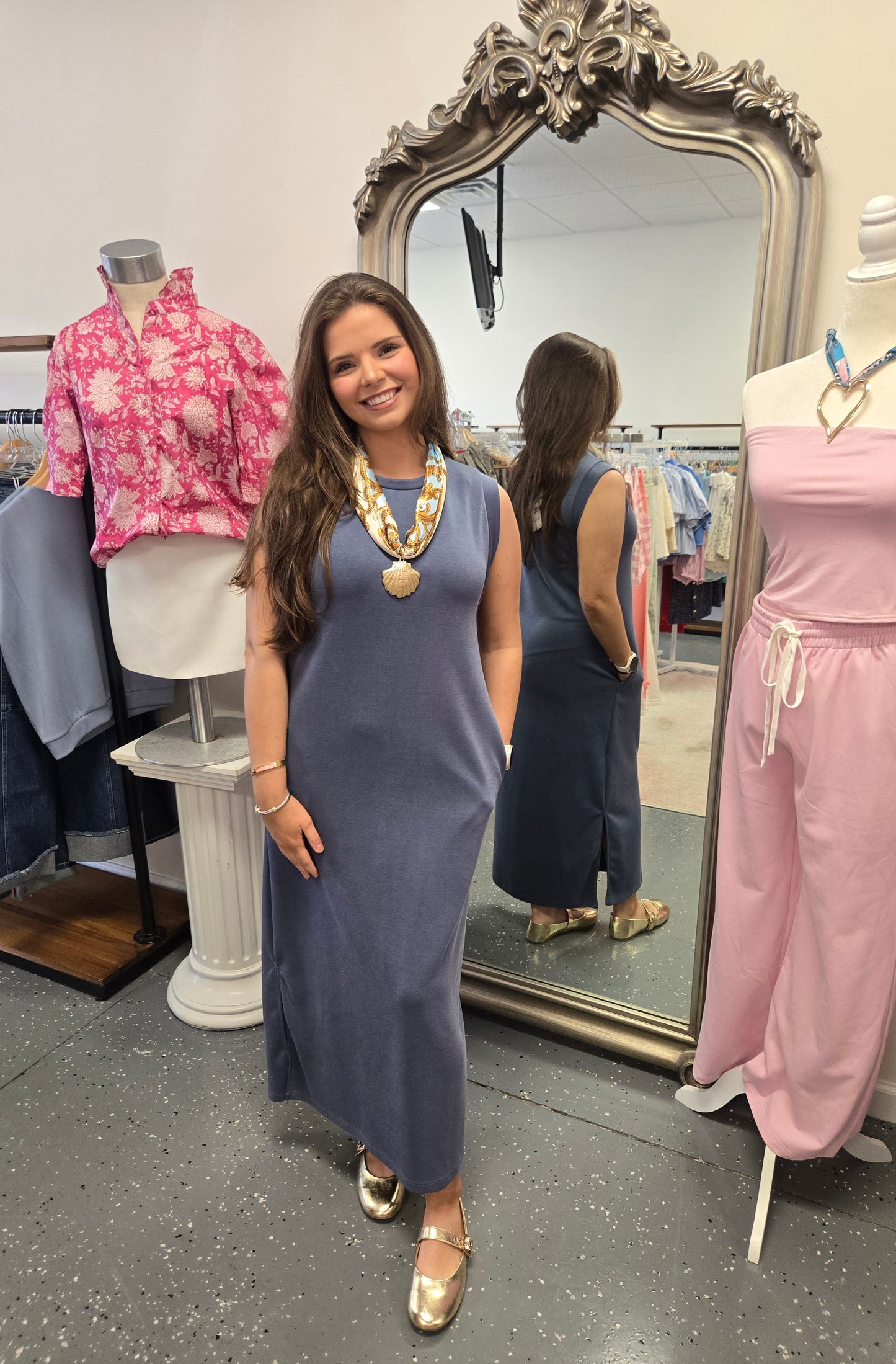 Macy Maxi-Blue