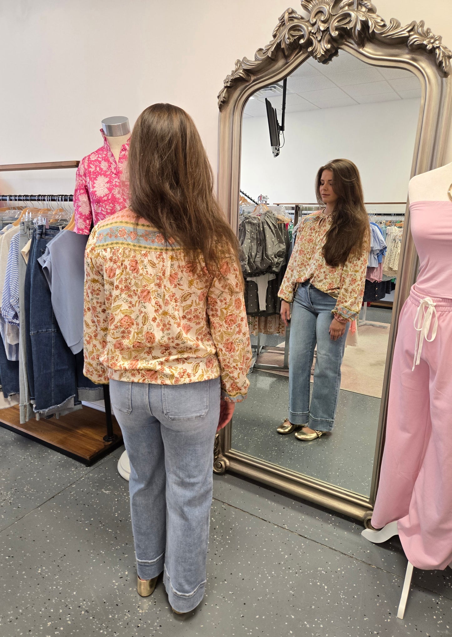 Celeste Tie Neck Blouse