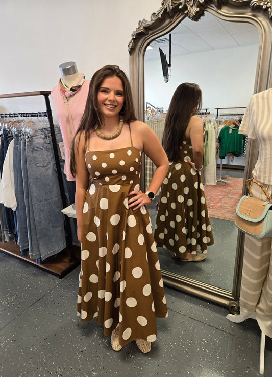 Classic Charm Polka Dot Dress