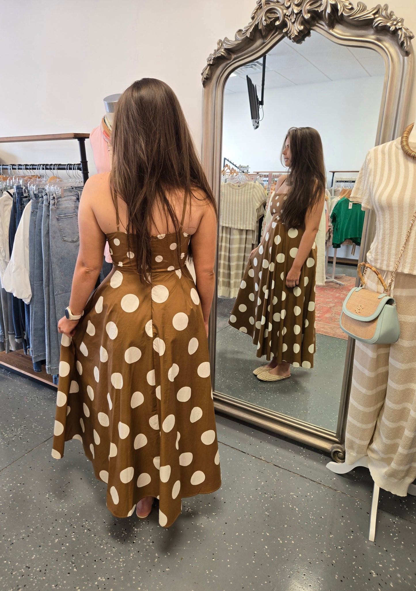 Classic Charm Polka Dot Dress