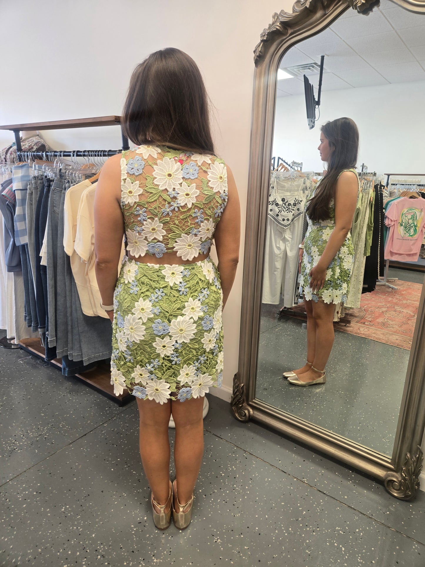 Floral Fantasy Lace Dress