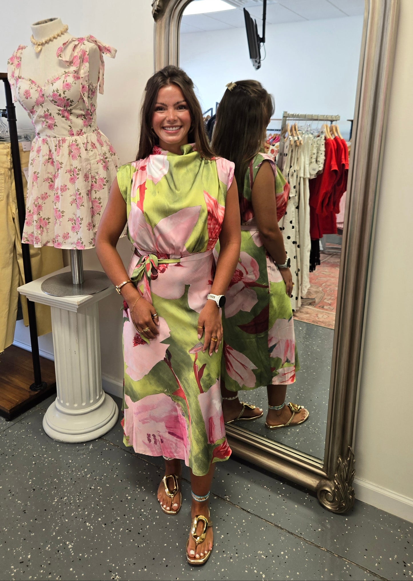 Blooming Paradise Midi Dress