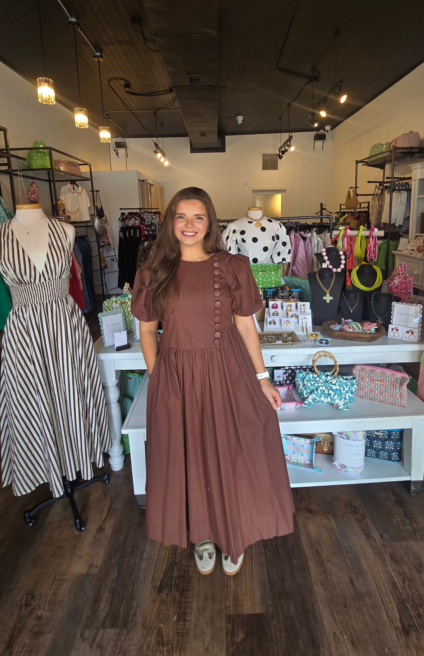 Cocoa Charm Midi Dress