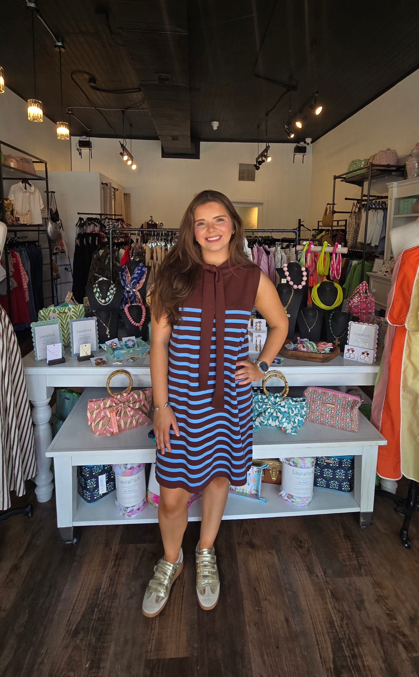 Mocha Skies Mini Dress