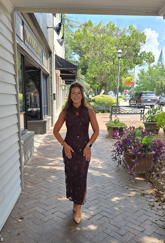 Lace Romance Midi Dress