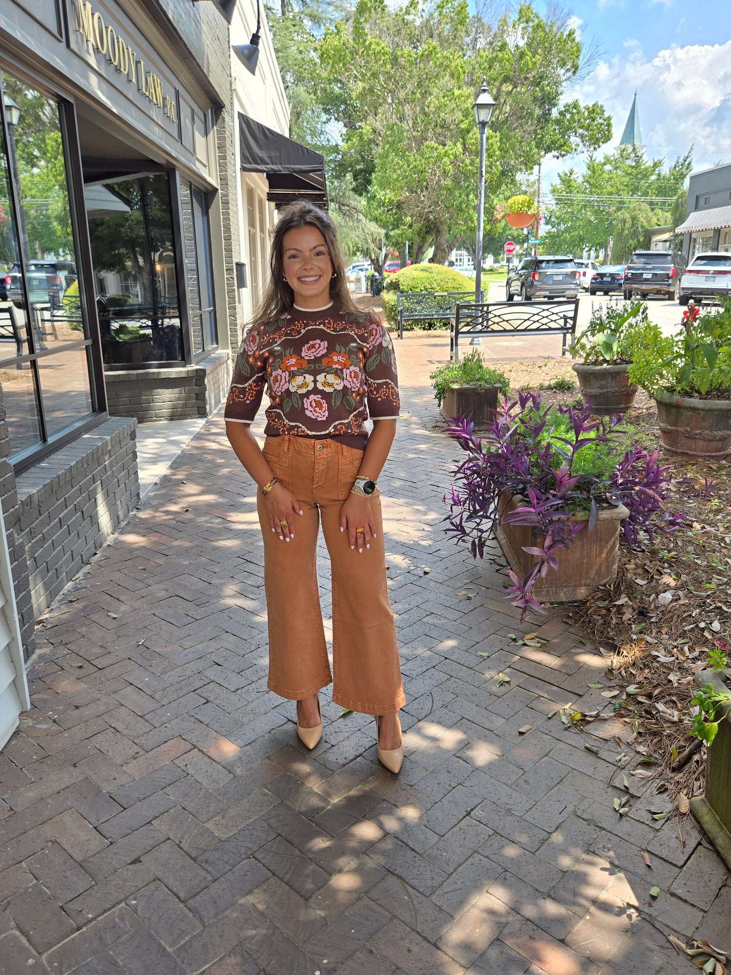 Harvest Blooms Sweater Top