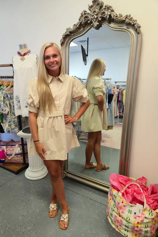 Collard Shirt Dress