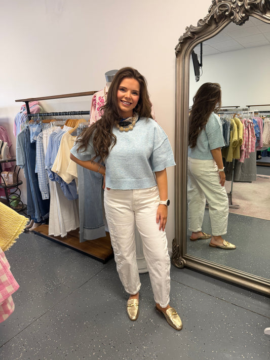 The Sofie Mock Neck Top