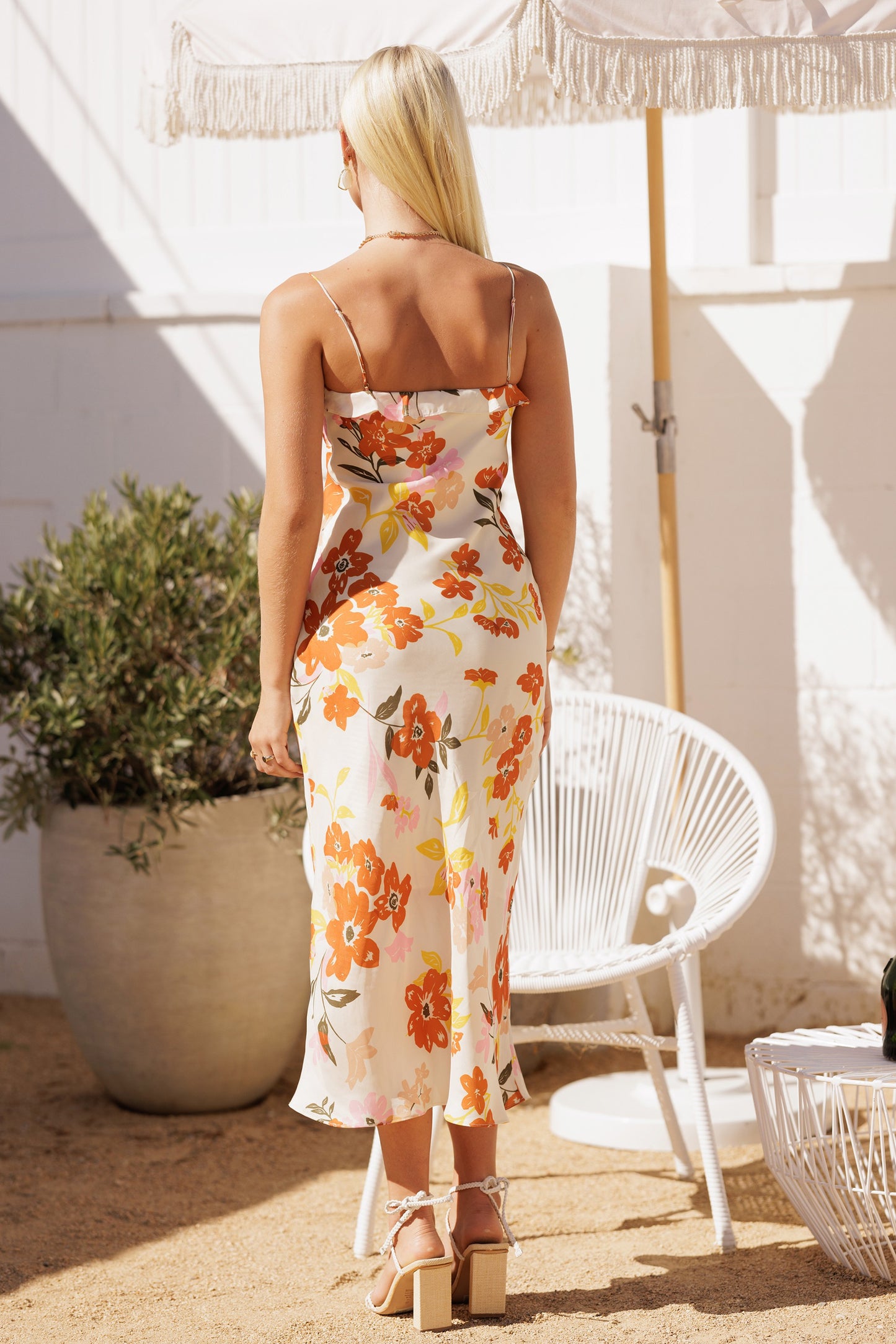 Saving You Floral Midi Dress