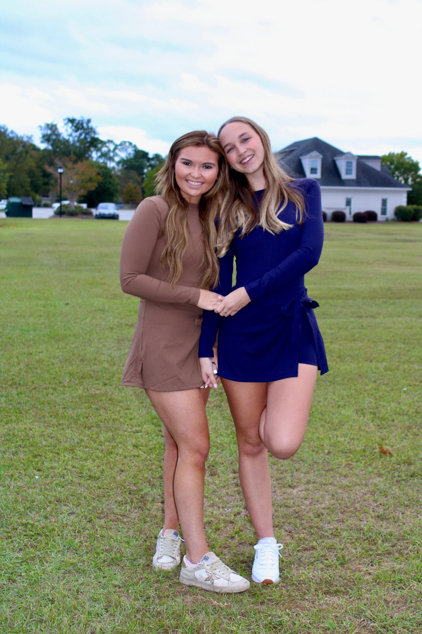 Playing For You-Athletic Romper-Brown