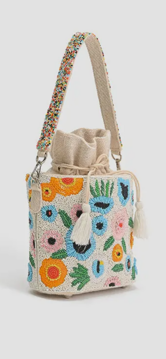 Floral Bucket Bag