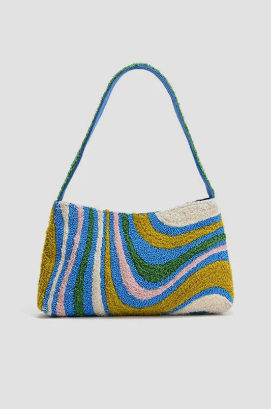 Ocean Waves Shoulder Bag