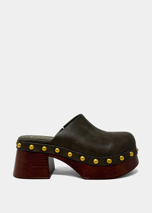 Lily Wedge- Olive Green