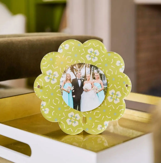 Dorset Garden Green- Acrylic-Round Frames