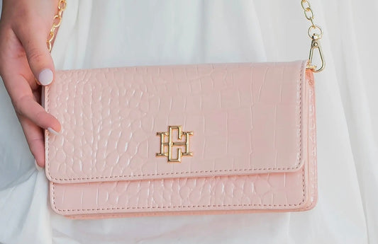 Brynleigh Clutch Crossbody-Blush