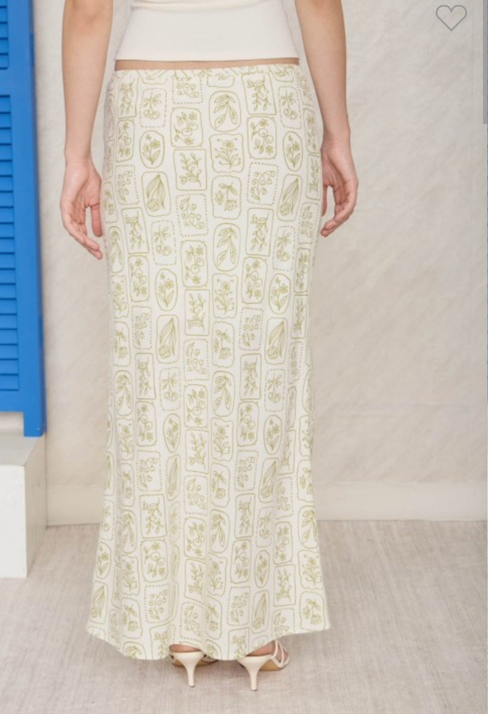 Skirt Olive Grove Maxi
