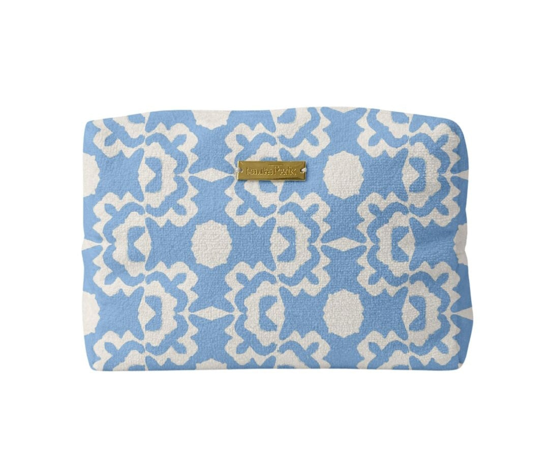 Aspen Chambray Terry Beach Pouch