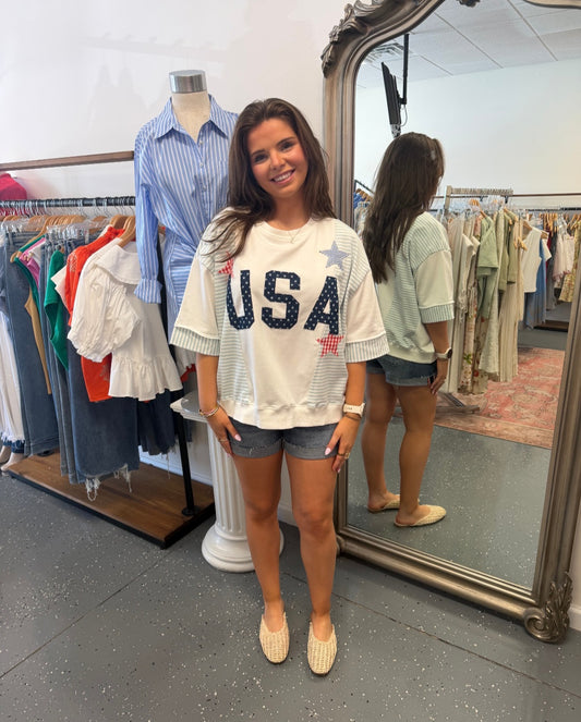Stars and Stripe Lounge Tee