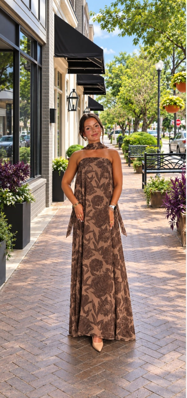 Perfect Evenings Maxi-Brownj