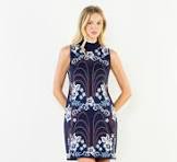 Midnight Paisley Dress