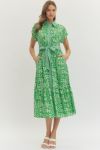 Fresh Garden Midi Dress