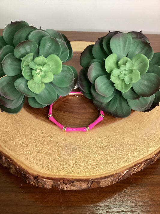 Epoxy Bamboo Shaped Bangle