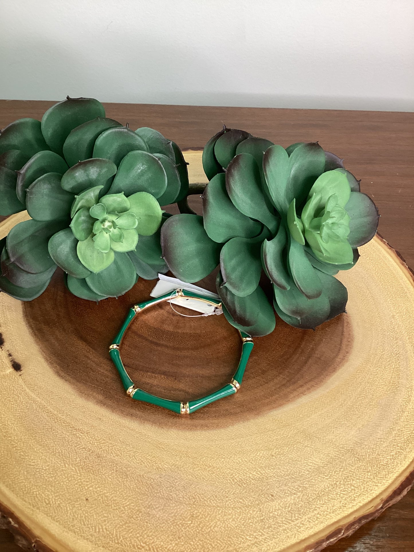 Epoxy Bamboo Shaped Bangle