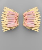 Sequin Wing Earrings